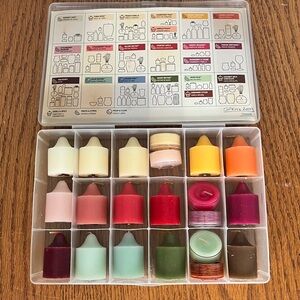 Partylite Fragrance Sampler total of 18 votive candles Spring 2009
